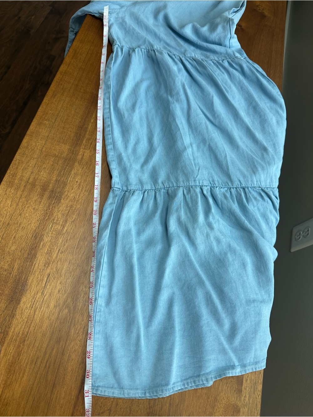 Prairie Aurora Halter Neck Chambray Jumpsuit - Picture 7 of 7